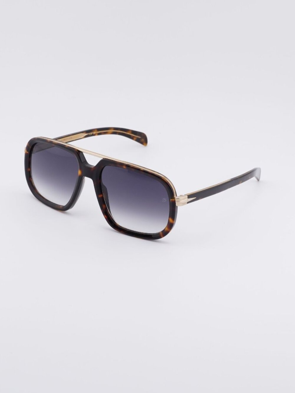David Beckham DB 7101/S 02IK 9O Sunglasses Havana Aviator Frame, Grey Lenses